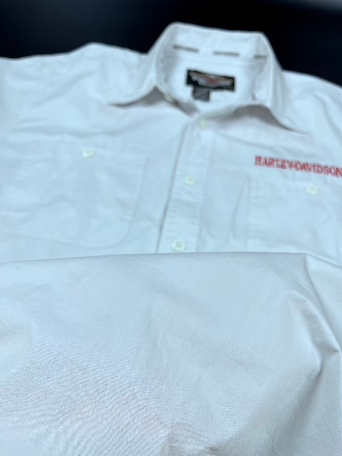 Shirt H-D 96168 สีขาว ไซส์ XL
