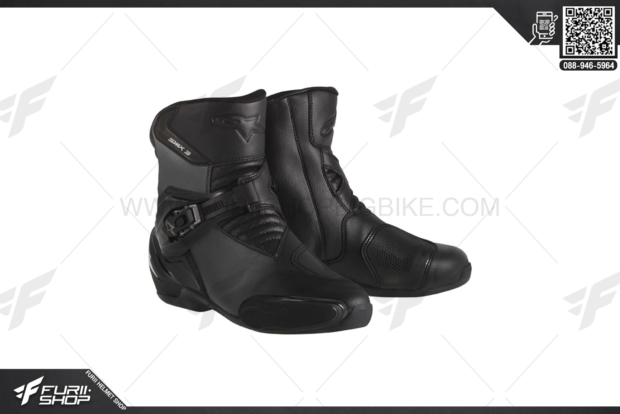 รองเท้า Alpinestars S-MX 3 ดำ