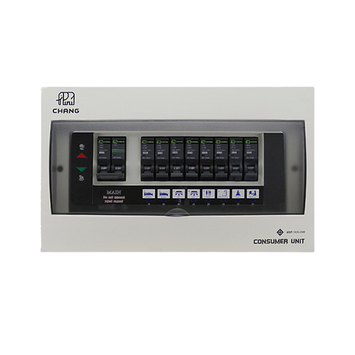 ตู้คอนฯ+เมน มีไฟ 8ช่อง 32A U-8 CHANG