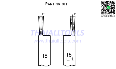 No.16 12x12mm R/H HSS BUTT WELDED LATHE TOOL KENNEDY