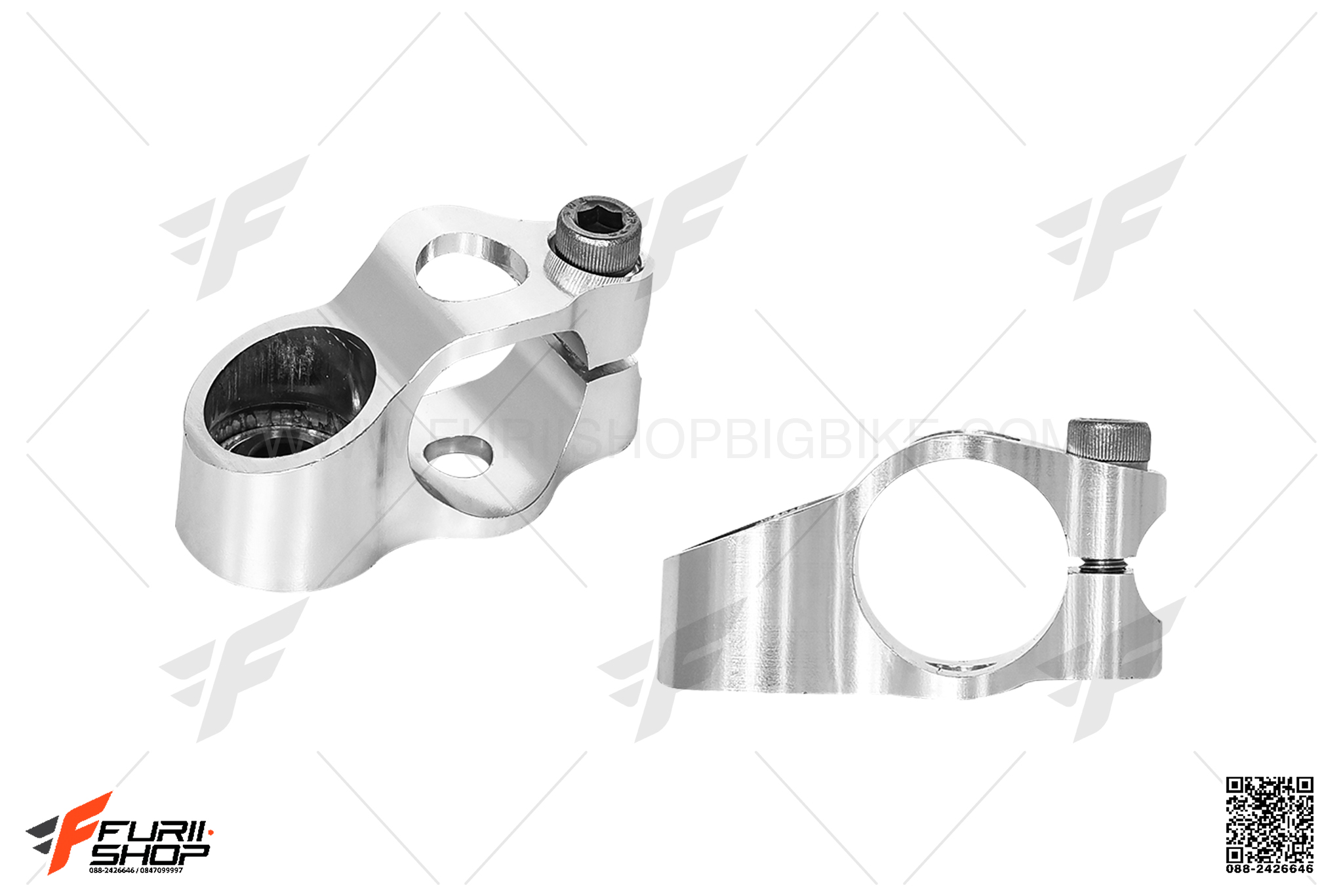 หูจับกันสะบัด RSV สีเงิน FOR HYPERPRO