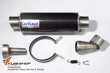 ท่อมอเตอร์ไซค์ LEOVINCE KEVLAR UNIVERSAL FOR HONDA CB650R/CBR650R 2019 ท่อแต่ง ท่อสูตร ท่อบิ๊กไบค์ ท่อBigbike ท่อไอเสีย