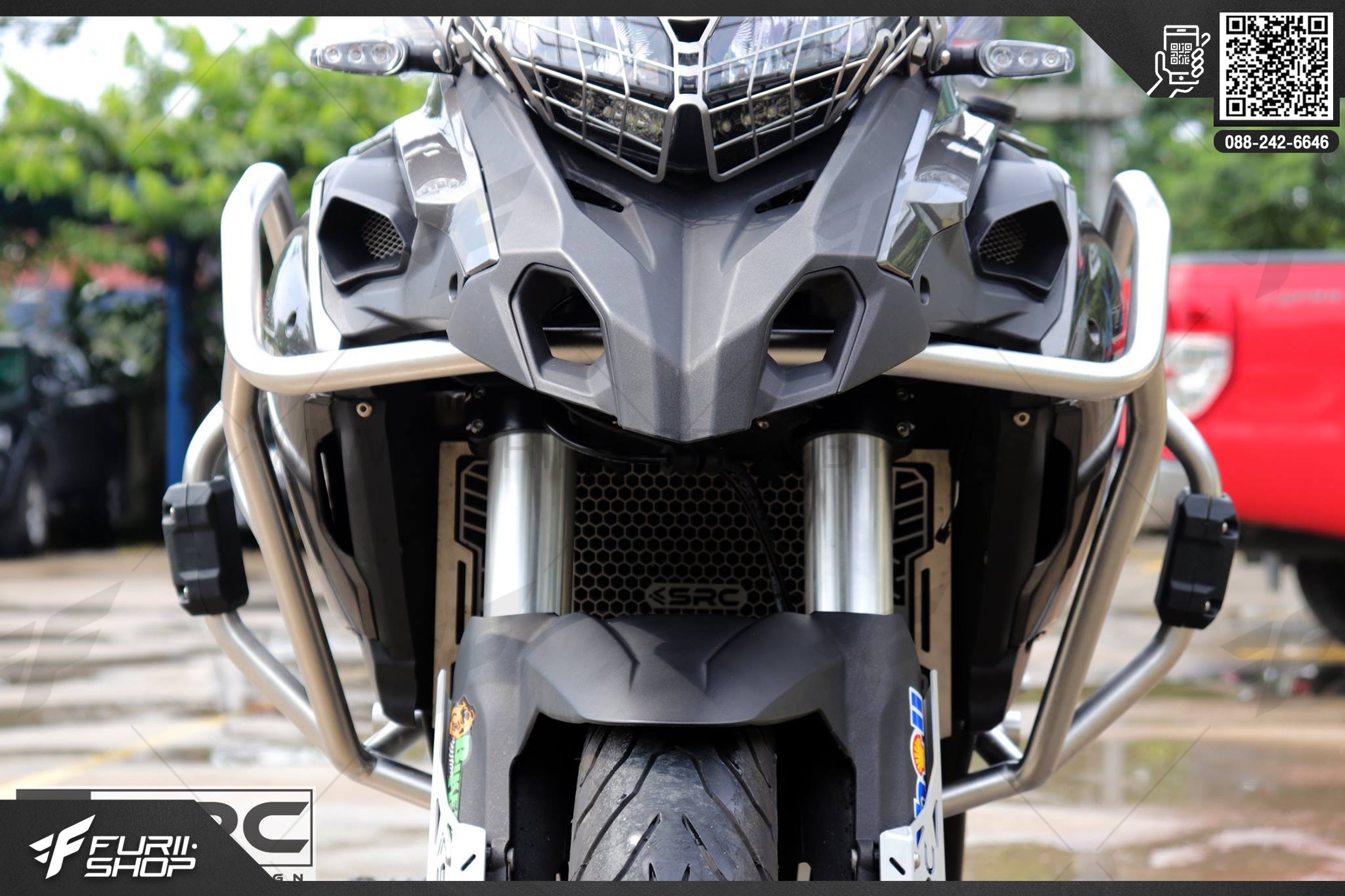 แคชบาร์ SRC สีเงิน FOR BENELLI TRK502