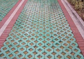 แม่พิมพ์บล็อคคอนกรีต ลาย 8เหลี่ยม คู่ ขนาด 40x20x8 cm