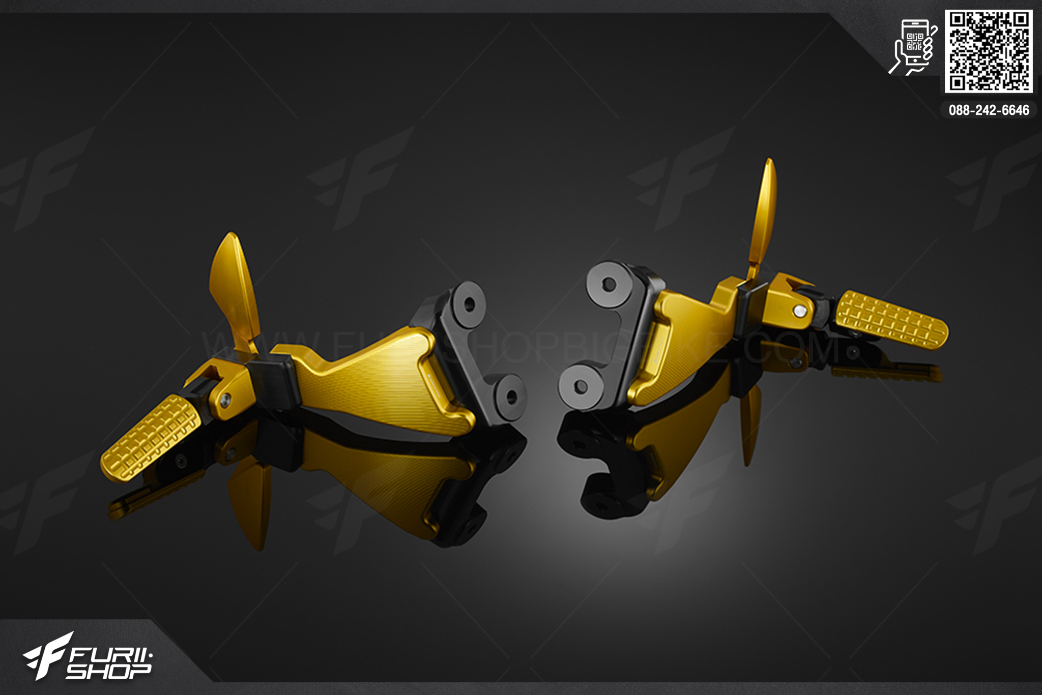 ชุดพักเท้าหลัง Bikers Honda CBR650R