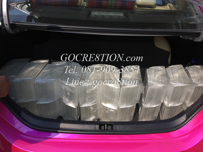 งาน อะคริลิค แปรรูป ตามแบบ April 2018 by GO CREATION