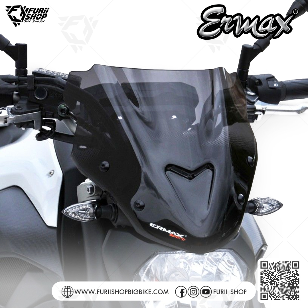 ชิลด์ Ermax Windshield Sport : for Yamaha Fz07/Mt07 2015-2017