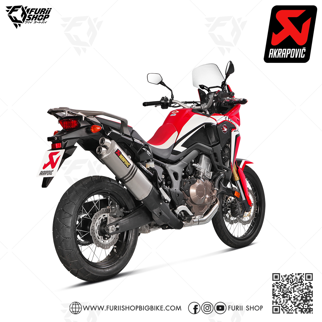 ท่อ AKRAPOVIC SLIP ON : for Honda Africa Twin 2016-2019 (Included DCT)