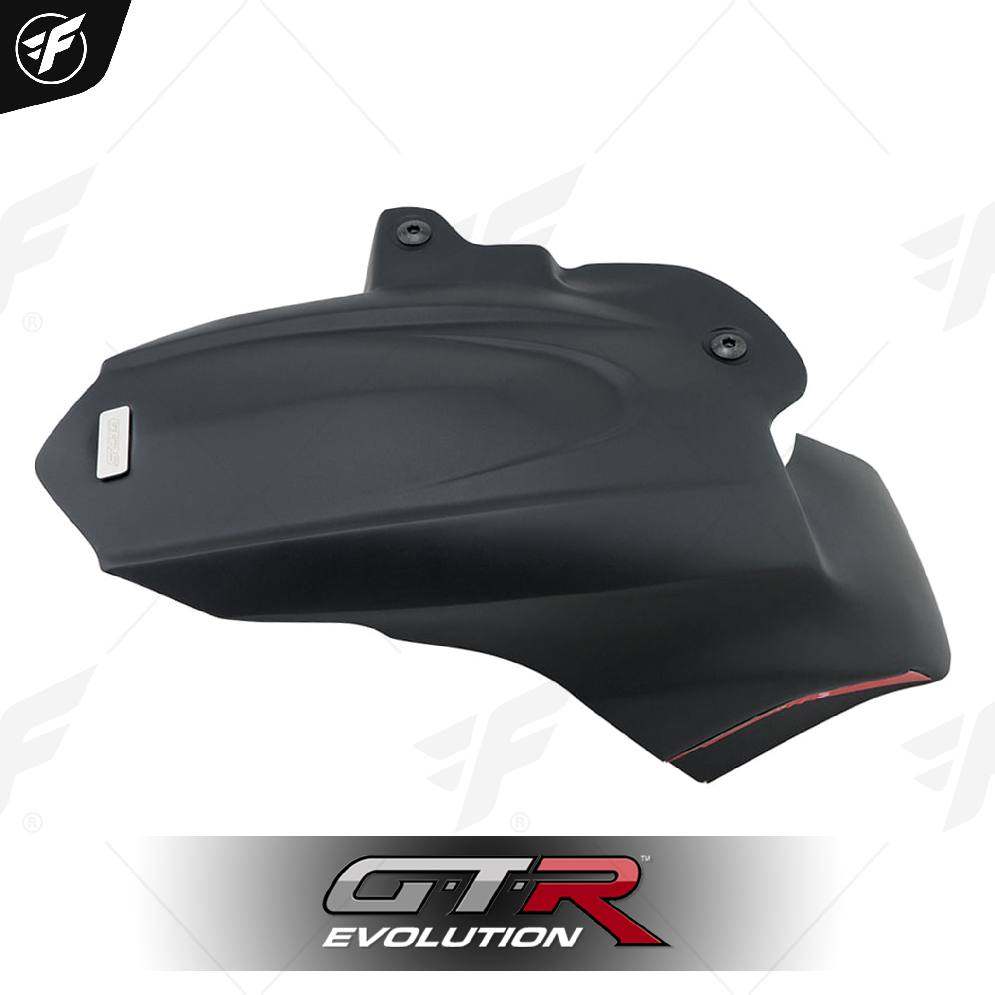 บังโคลนหลัง (ตัวใน) แบบเรียบ GTRS ทรงสปอร์ต FORZA-350 ดำ