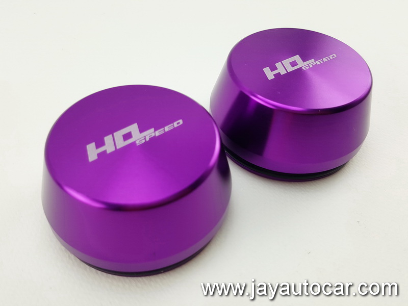 ฝาปิดดุมล้ออลูมิเนียมแต่งซิ่ง คู่หน้า งานกลึงCNC สีแดง สำหรับ รถกะบะตัวเตี้ย ISUZU DMAX , CHEVROLET COLORADO