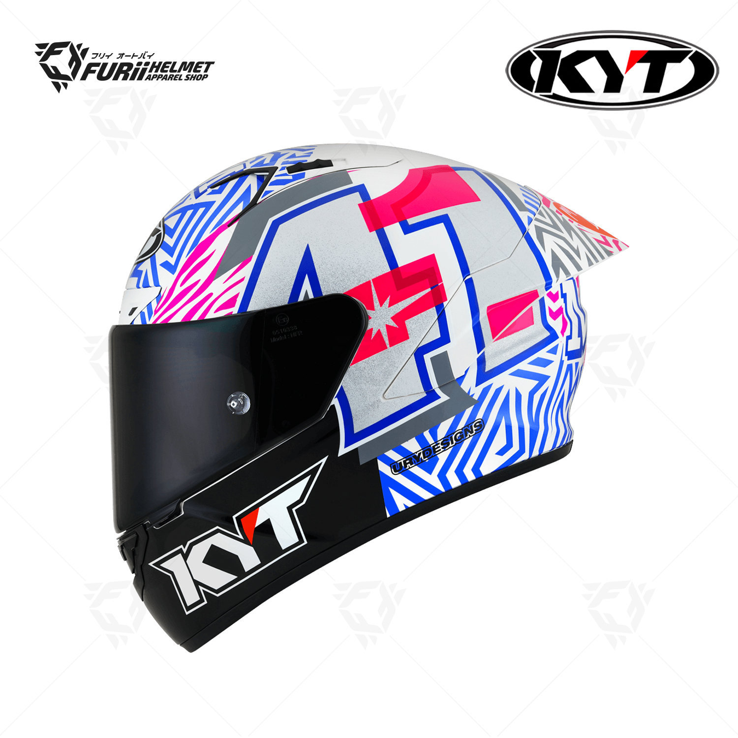 หมวกกันน็อค KYT : NZ-RACE ESPARGARO 2022 REPLICA WITH RAW/E06