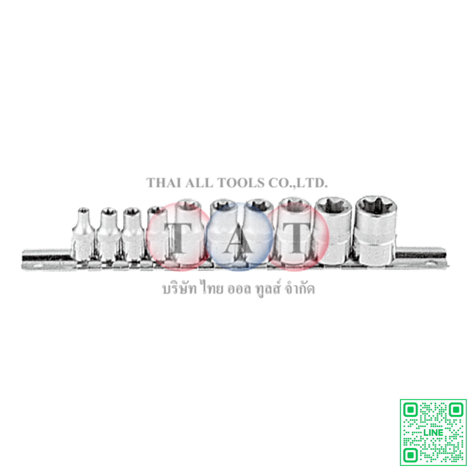10 PCS 1/4" & 3/8" DR. STAR SOCKETS SET