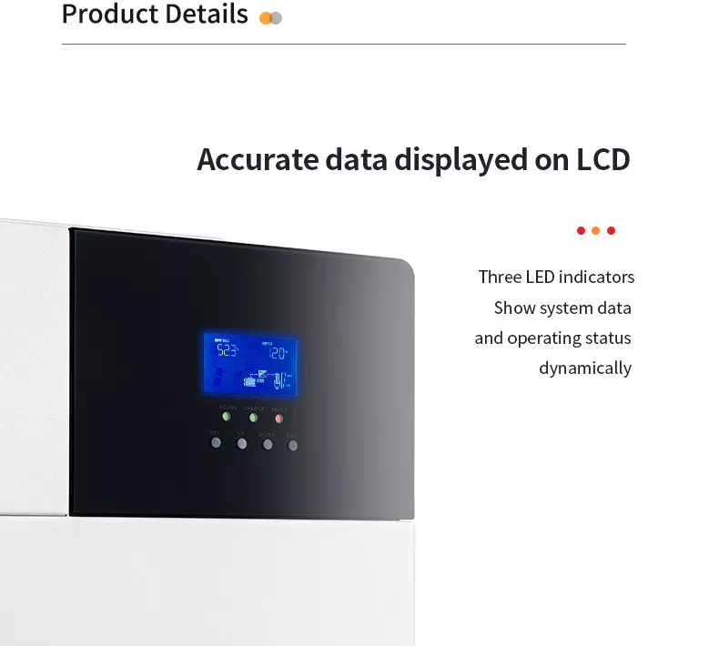 SRNE Hybrid off grid inverter 5kW รุ่นขนานเครื่องได้, รุ่นรับไฟแผง 500V, สตาร์ทมอเตอร์ได้ถึง 2แรงม้า