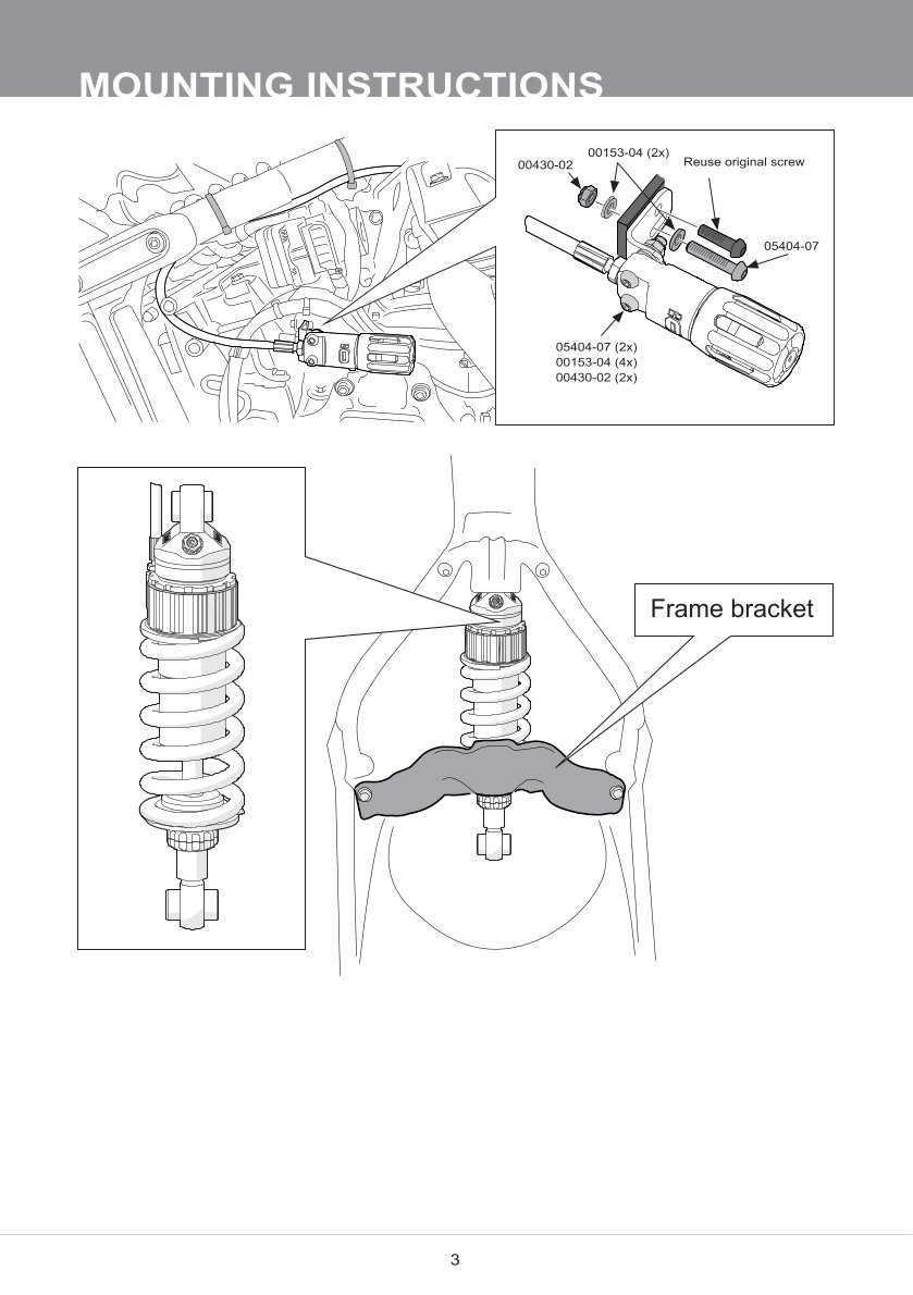 โช๊คหลังแต่ง Ohlins HD515 For Harley-Davidson Softail Fat Bob ปี 2018-2023