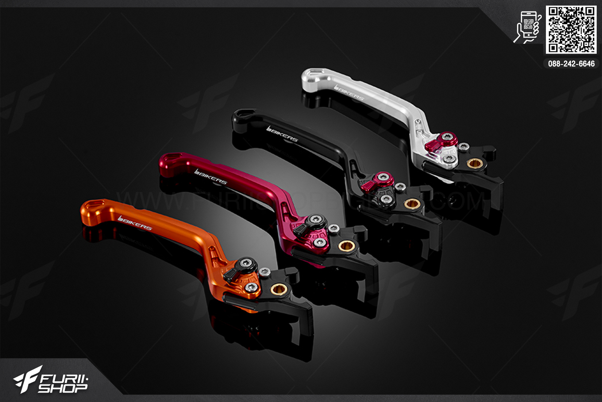 ก้านเบรค Premium Adjustable Front Brake Lever Bikers Kawasaki Ninja300 ABS