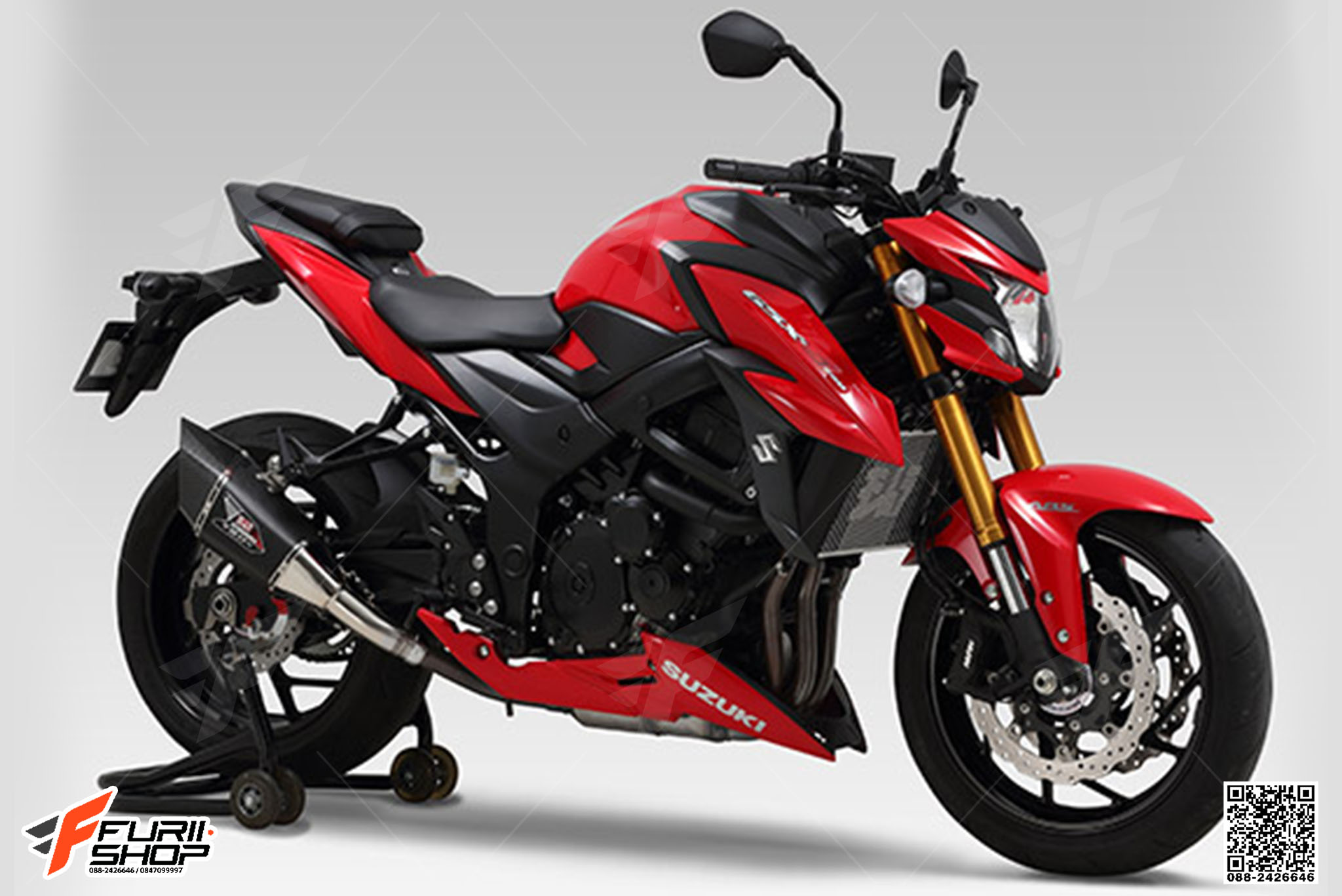ท่อมอเตอร์ไซค์ YOSHIMURA SLIP-ON CARBON R-11 FOR SUZUKI GSX-S750 ท่อแต่ง ท่อสูตร ท่อบิ๊กไบค์ ท่อBigbike ท่อไอเสีย