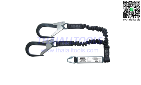 เข็มขัดนิรภัย TSSA9 SHOCK ABSORBER TWIN LEG 1.3M + SCAFFOLD HOOK TUFFSAFE