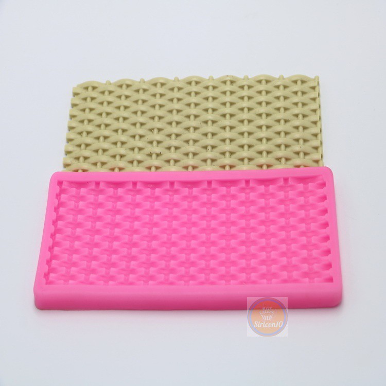 แม่พิมพ์ซิลิโคน แบบลายสานตะกร้า