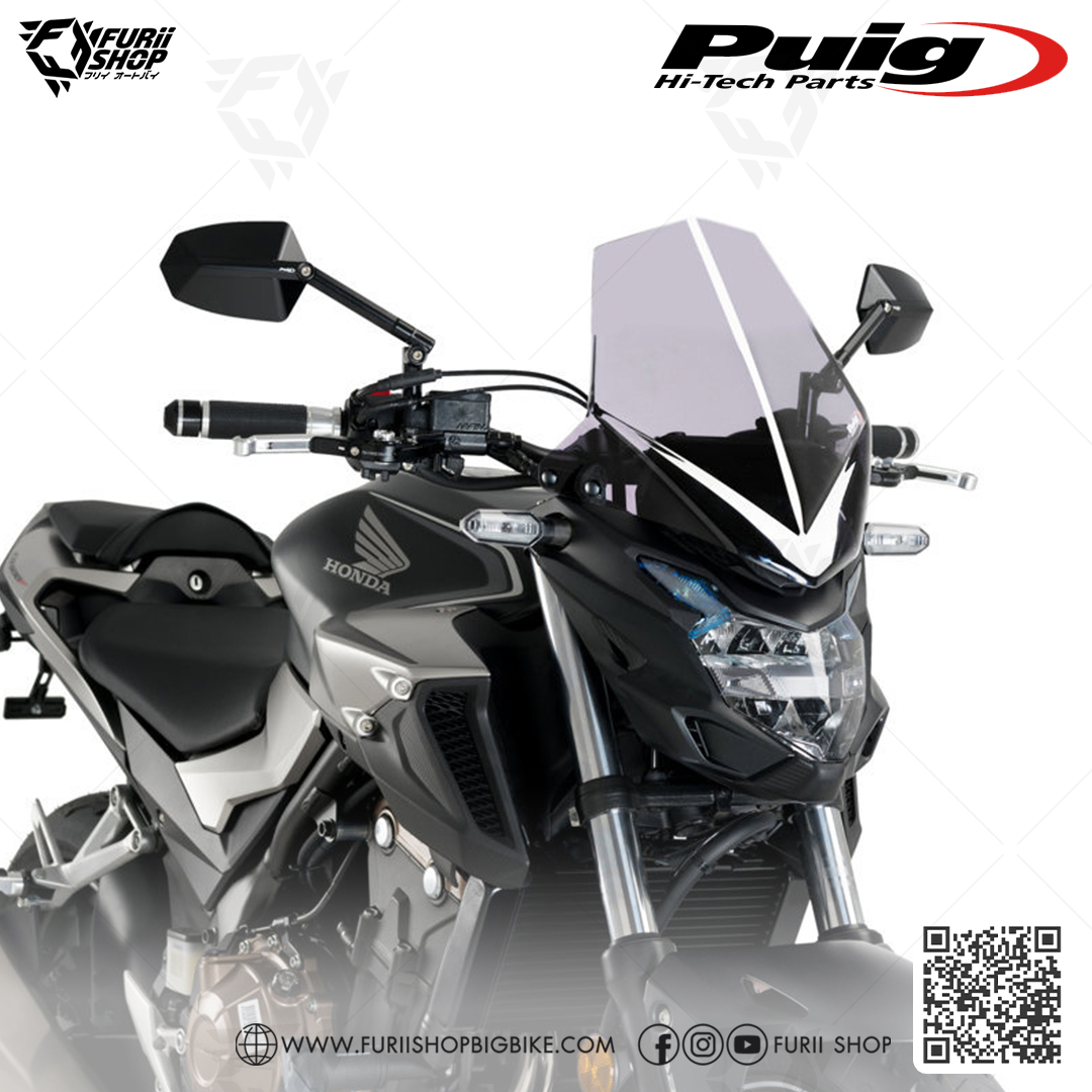 ชิลด์หน้า Puig Windshield : for Honda CB 500 F 2019-2021 All New !!