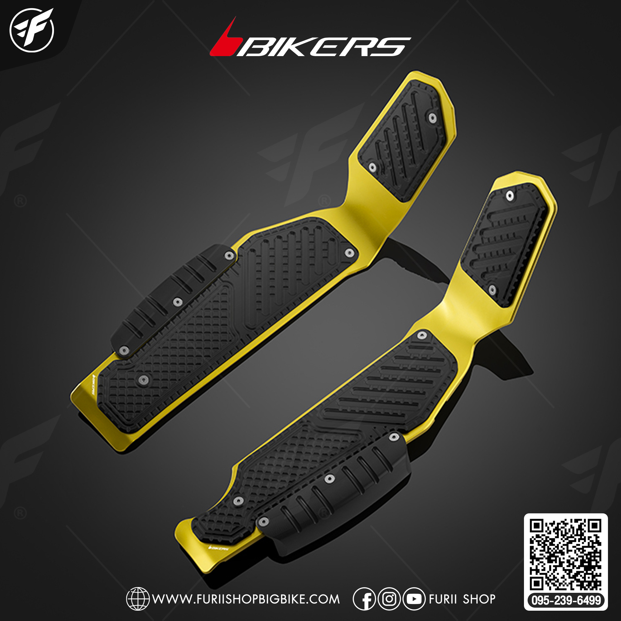 Bikers แผ่นวางเท้าพร้อมกันล้มด้านข้าง H0927 for Honda X-ADV 2021