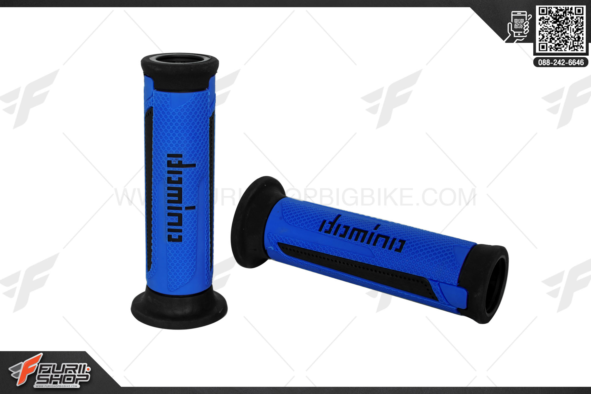 ปลอกแฮนด์ DOMINO A350 TURISMO สีน้ำเงิน