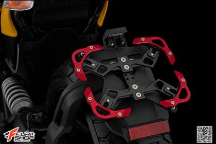 กรอบป้ายทะเบียน BIKERS สีแดง FOR DUCATI