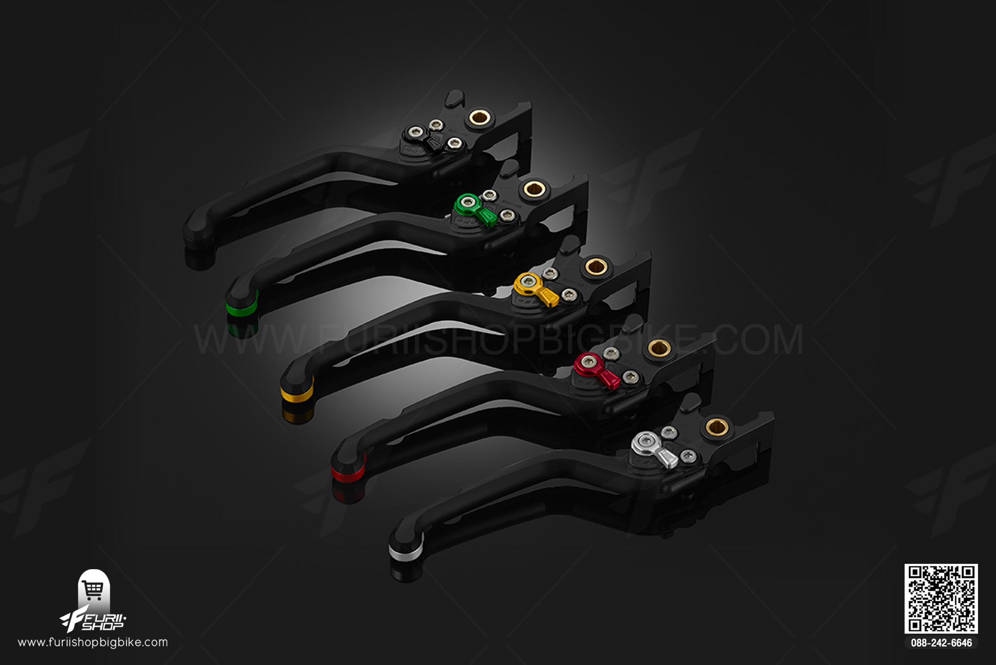ก้านเบรคพับไม่ได้ Bikers Ninja650, Z650, Versys650 2015-2019