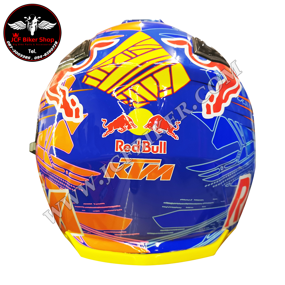 หมวกกันน็อควิบาก หมวกวิบาก Red Bull วัสดุ ABS ผ้าด้านในเป็นวัสดุไนล่อน และผ้าฝ้าย มาพร้อมกับชิวหน้า