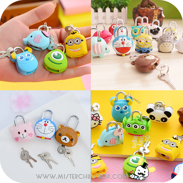 Cartoon Lock กุญแจล็อคกระเป๋า