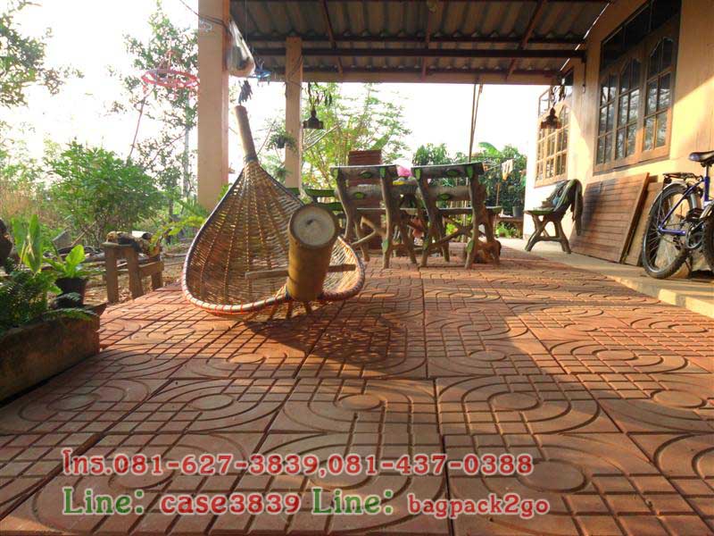 แม่พิมพ์บล็อคคอนกรีต ลายอินฟินีตี้ หรือแม่พิมพ์ลายสเปนขนาด 30x30x5 cm