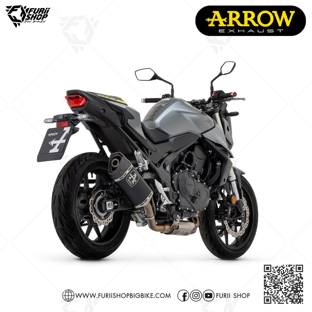 ท่อมอเตอร์ไซค์ Arrow Slip on Pista Black : for Honda CB750 Hornet 2023