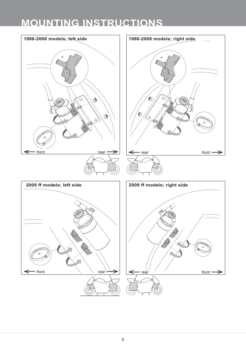 โช๊คหลังแต่ง Ohlins HD357 For Harley-Davidson FLH/FLT Touring ปี 1998-2013