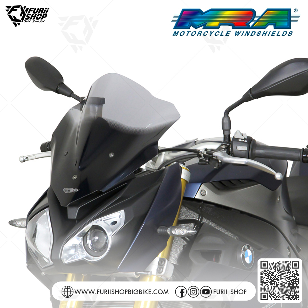 ชิลด์ MRA Windshield Racing : for BMW S1000R naked 2014-2016