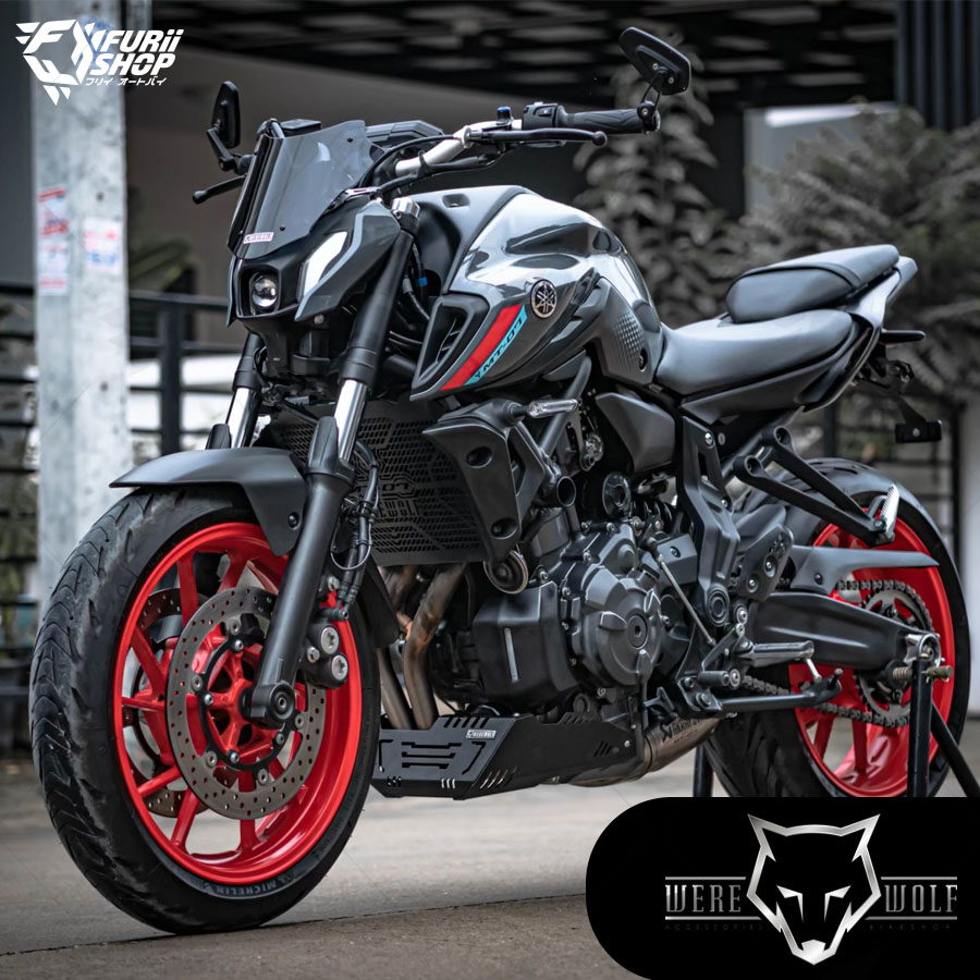ชิลด์หน้า Were Wolf G-01 Smoke M531 : for Yamaha MT07 2018-2022