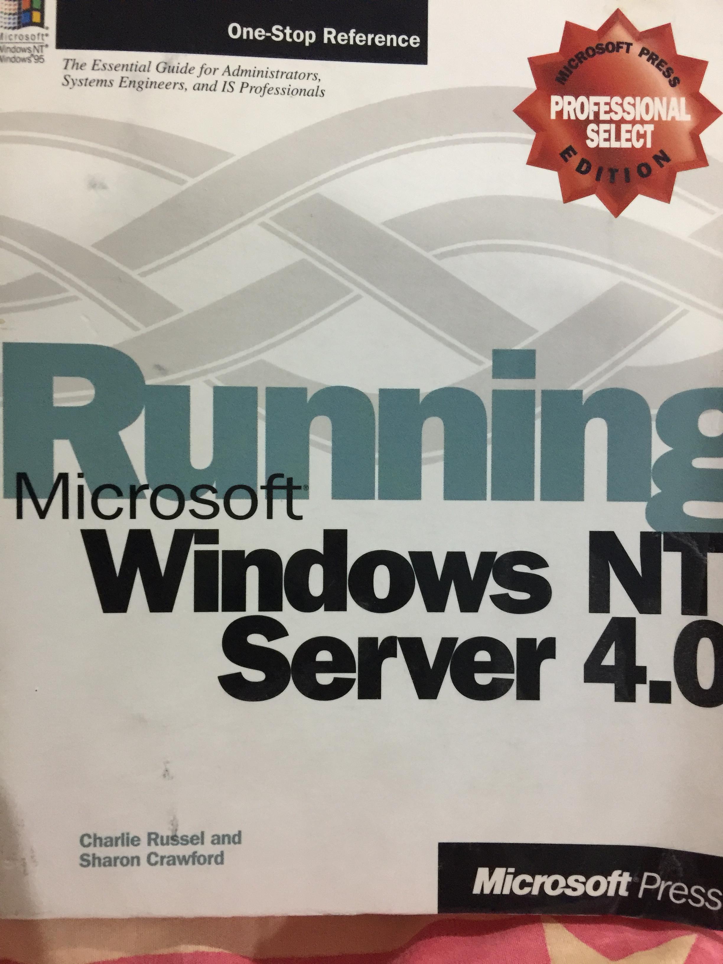 Running Microsoft Windows NT Server 4.0. 0 กก.