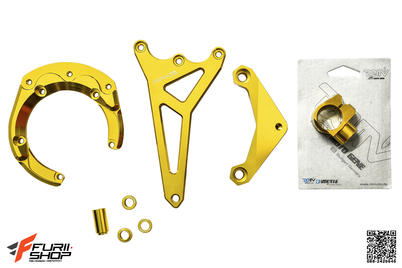 ขาจับกันสะบัด DMV สีทอง FOR SUZUKI GSX-S1000