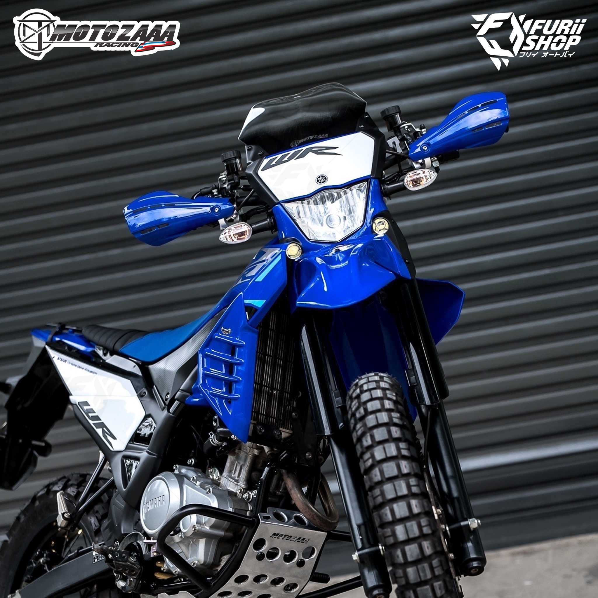 ชุดหน้ากากพร้อมไฟสปอร์ตไลท์ MOTOZAAA : For Yamaha WR155 By Furii Shop