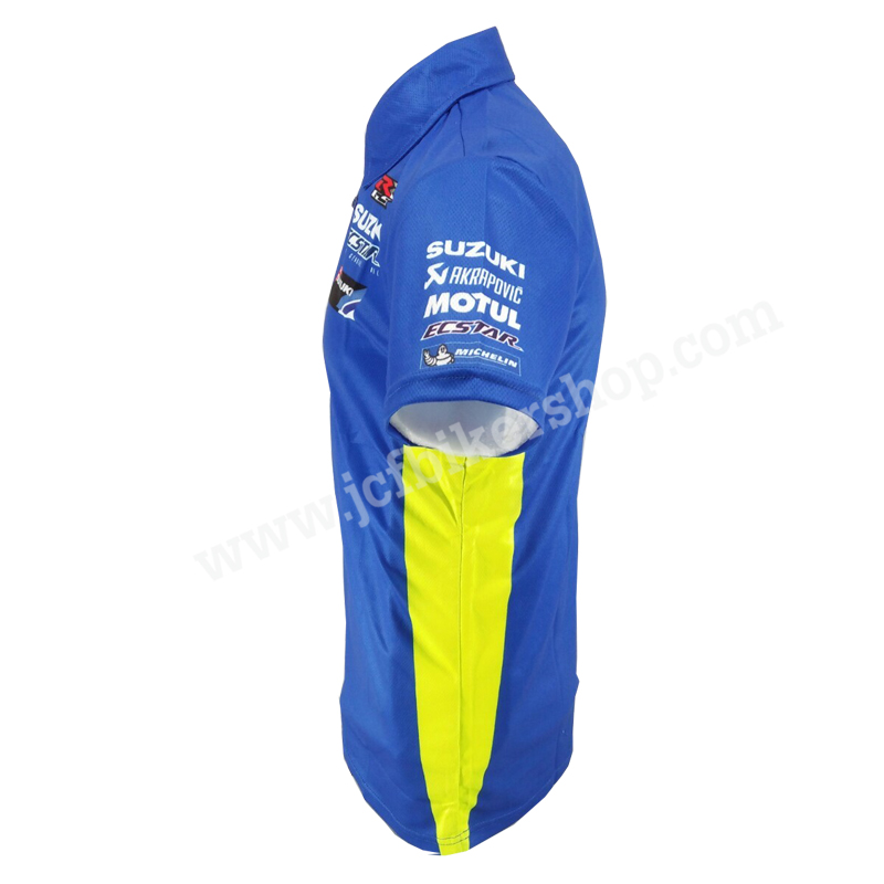 เสื้อโปโล SUZUKI JP-0855 เนื้อผ้าไมโครไฟเบอร์ มีประสิทธิภาพในการซับเหงื่อสูง แห้งเร็ว