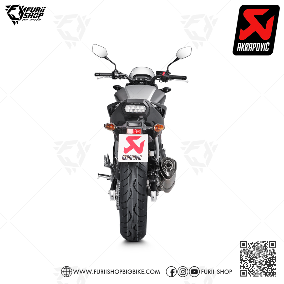 ท่อมอเตอร์ไซค์ AKRAPOVIC SLIP-ON TITANIUM FOR HONDA NC750 2017 ท่อแต่ง ท่อสูตร ท่อบิ๊กไบค์ ท่อBigbike ท่อไอเสีย