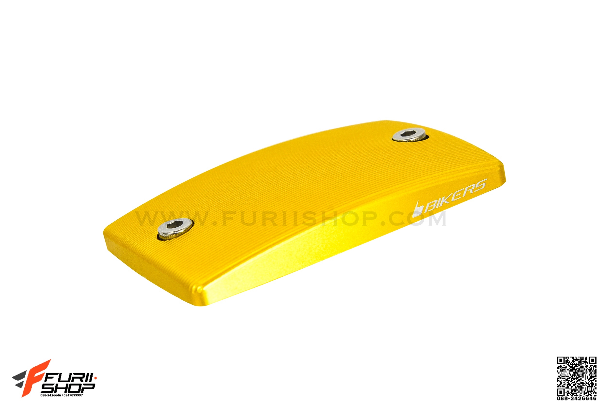 ฝากระปุกเบรกหน้า BIKERS สีเหลือง FOR YAMAHA MT07