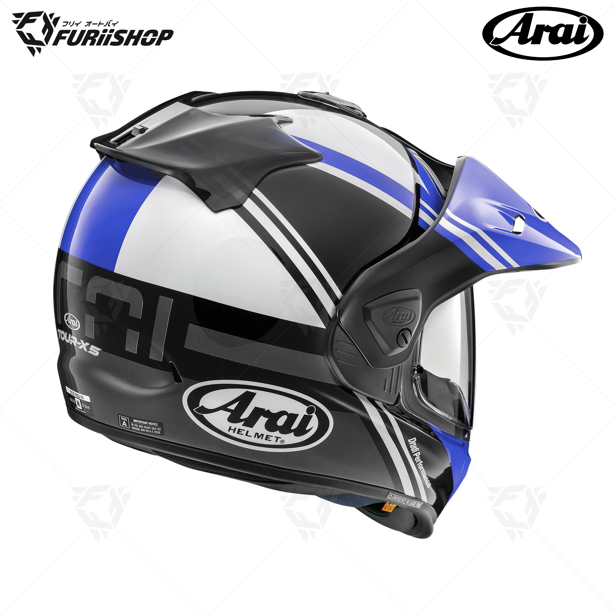 หมวกกันน็อคเต็มใบ Arai : Tour-X5 Cosmic Blue