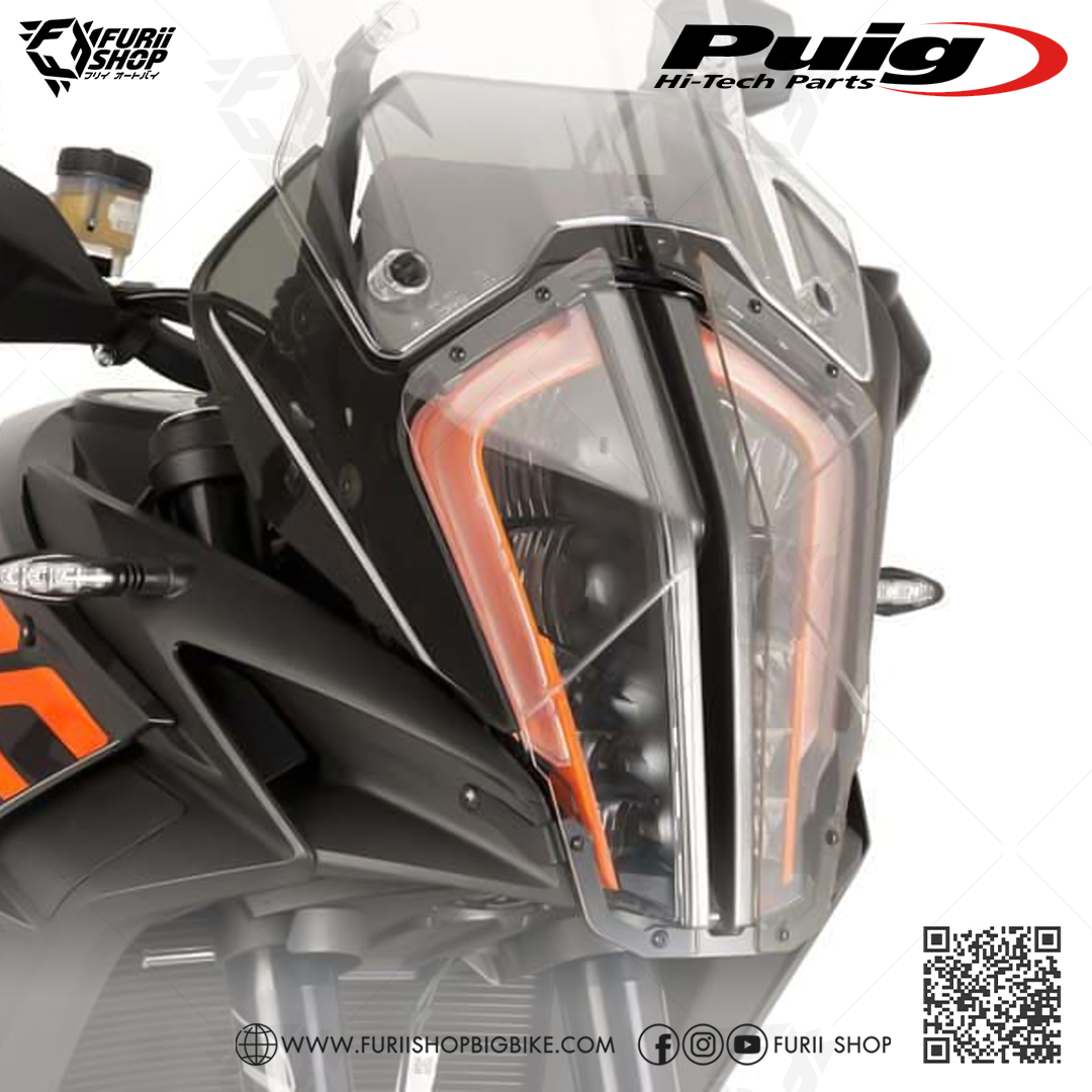 การ์ดไฟหน้า Puig Head light protector : for KTM 1090/1290 adv all New!!
