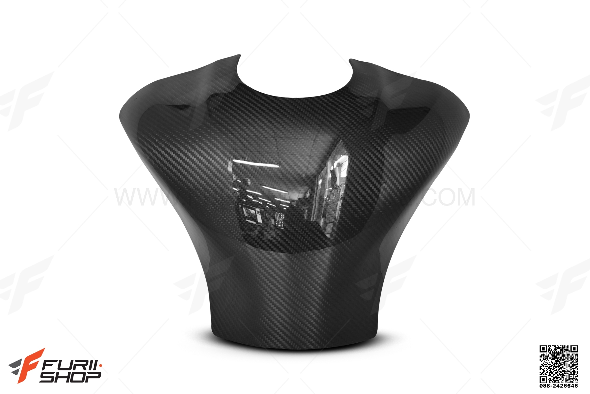 ครอบถังเพรียวคาบอน Prepreg Version Force Racing FOR KAWASAKI ZX10R