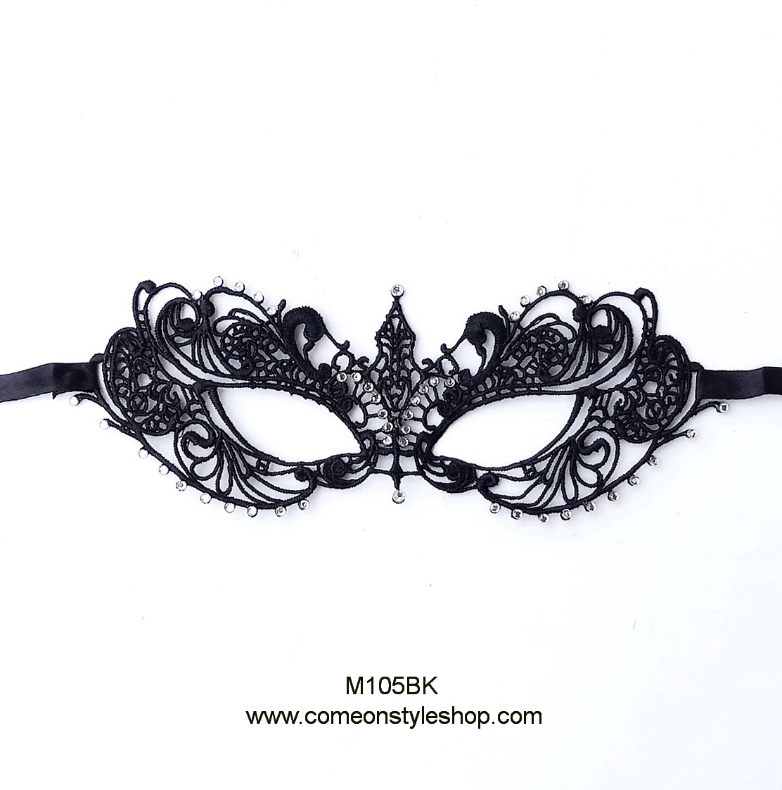 หน้ากาก Fifty Shade Darker รุ่นพรีเมียม ผ้าลูกไม้ประดับคริสตัล หน้ากากปาร์ตี้ ออกงาน แฟนซี 