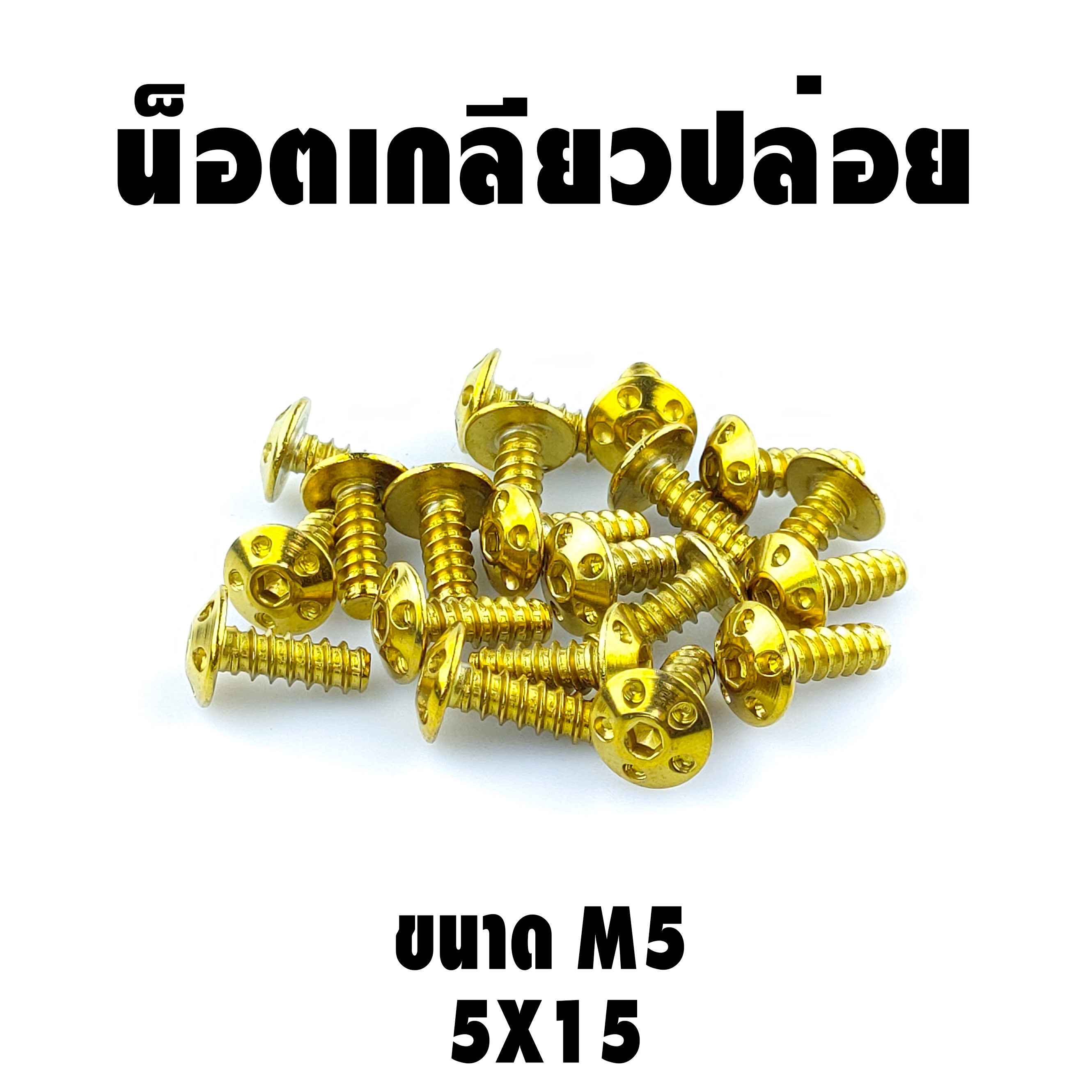 น็อตเกลียวปล่อย (เบอร์8 M5X15)