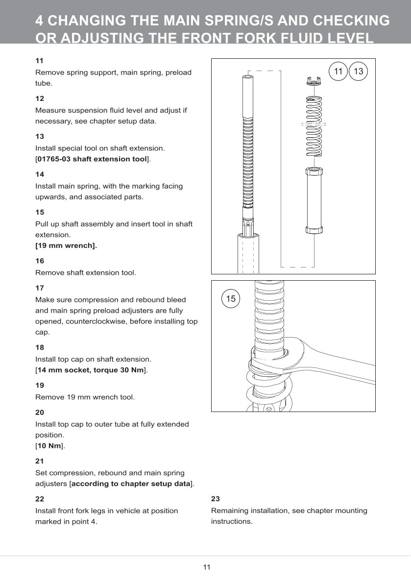 โช้คหน้า OHLINS FF521 FOR Universal Black All