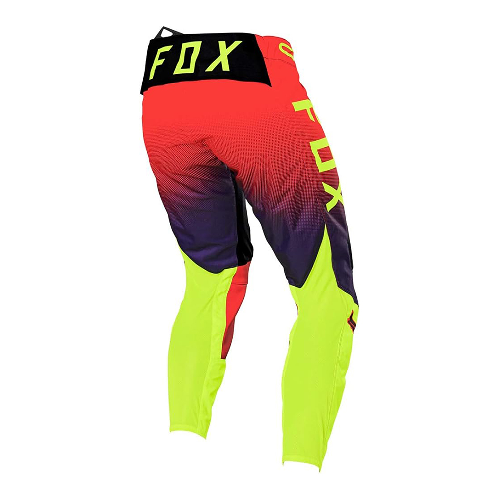 กางเกงขับรถวิบาก กางเกงจักรยานยนต์วิบาก กางเกงวิบาก Motocross สีเขียวน้ำเงินแดง