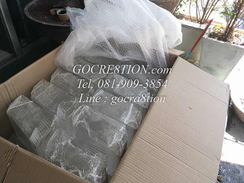 งาน อะคริลิค แปรรูป ตามแบบ April 2018 by GO CREATION