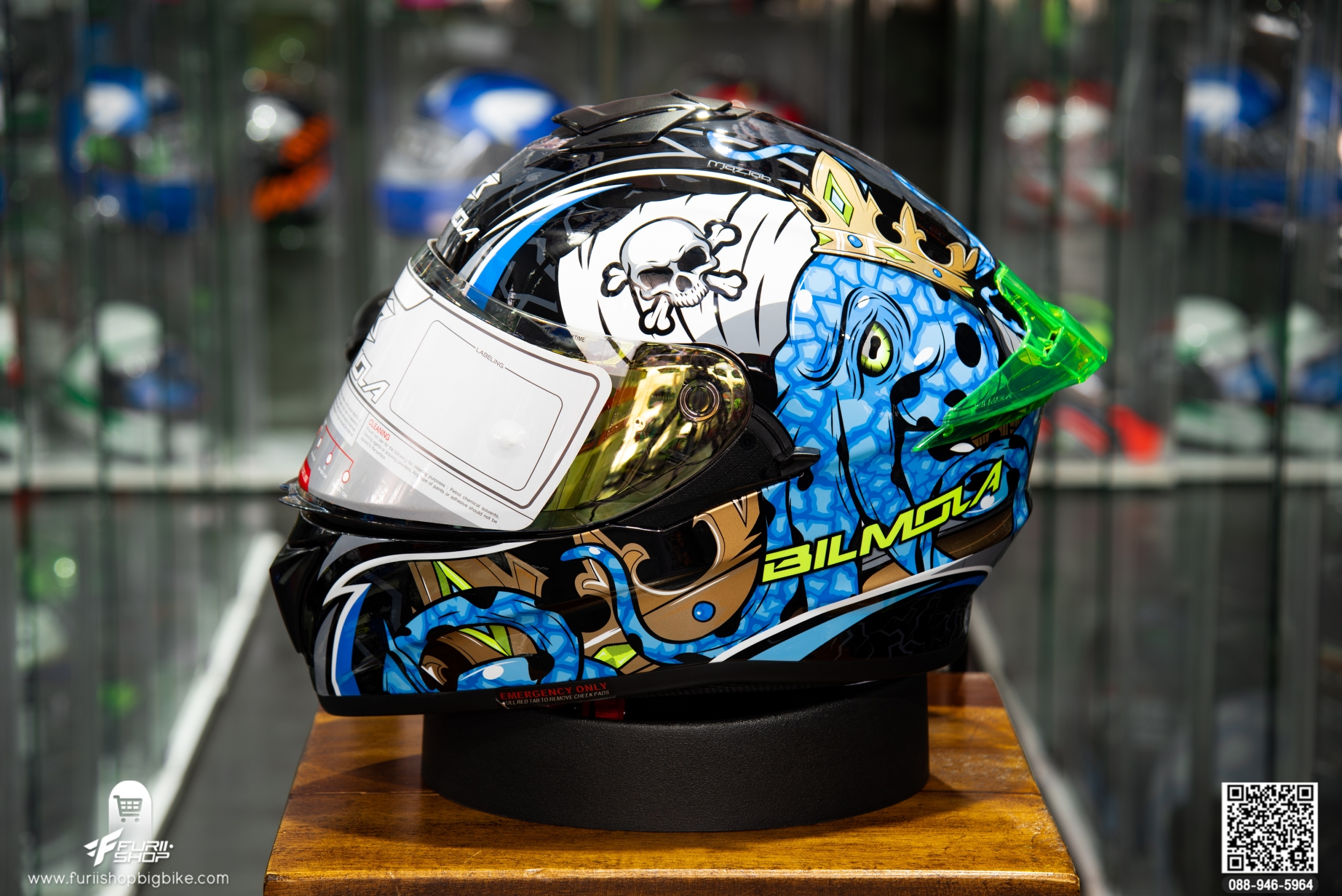 หมวกกันน็อค BILMOLA NEX 2020 King Octo Blue