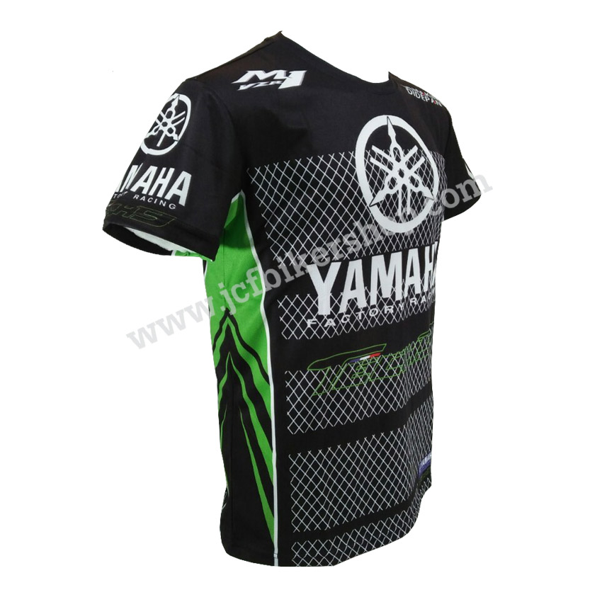เสื้อยืดแขนสั้น YAMAHA #JT562 เนื้อผ้า ไฟเบอร์นาโน ซึมซับเหงื่อและปกป้องกลิ่นอับชื้นได้ดี